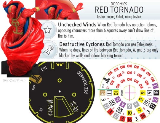 Red Tornado HeroClix