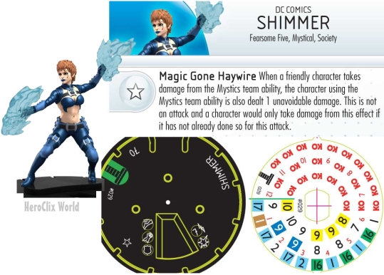 Shimmer HeroClix Dial