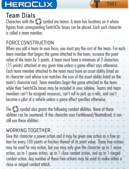 HeroClix Teen Titans Card 01 HeroClix Teen Titans Card 01