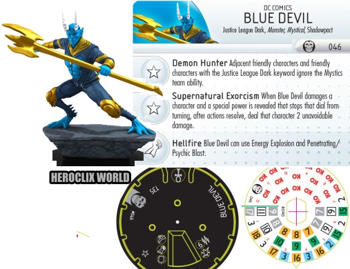 Blue Devil HeroClix Dial Blue Devil HeroClix Dial
