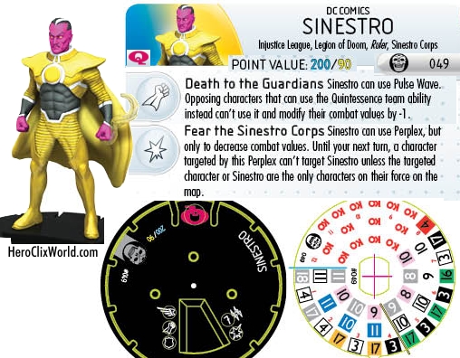 Sinestro HeroClix Sinestro HeroClix