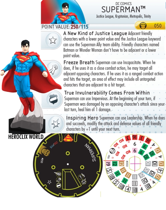 w/card Heroclix Justice League Trinity War set Wonder Woman #052 Super Rare fig 