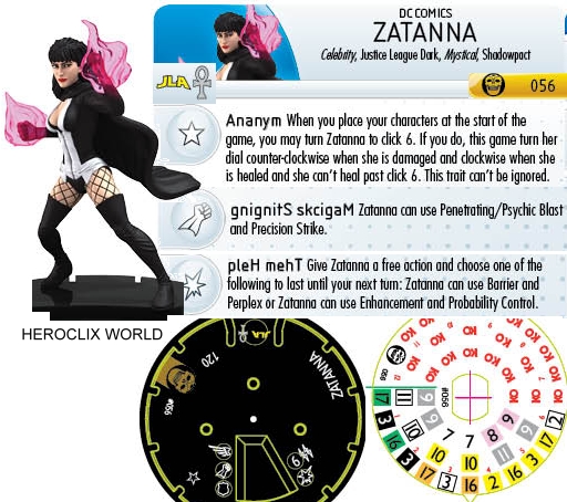 Zatanna HeroClix Zatanna HeroClix