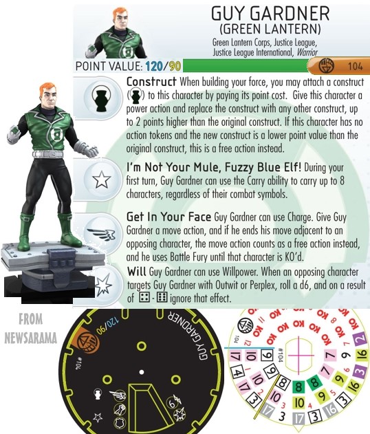 HeroClix Green Lantern War of Light Dial