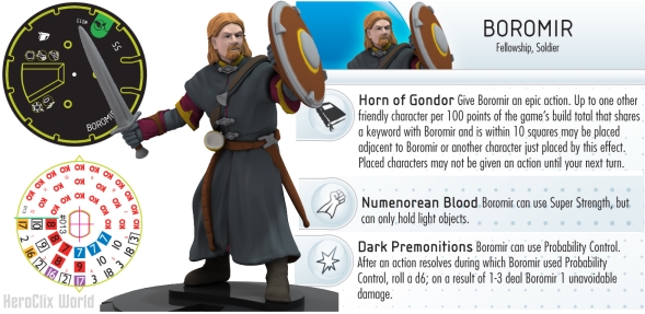 HeroClix Lord of the Rings Boromir
