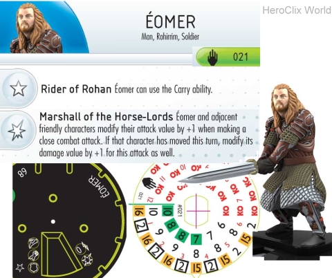 HeroClix LOTR Eomer