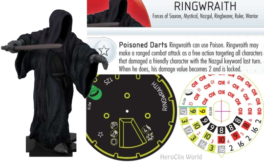 HeroClix Fellowship of the Rings Ring Wraith HeroClix Fellowship of the Rings Ring Wraith