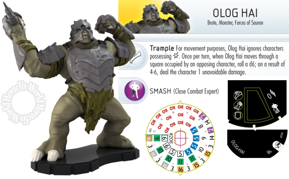 ORC WARRIOR #008 #8 Fellowship of the Ring HeroClix 