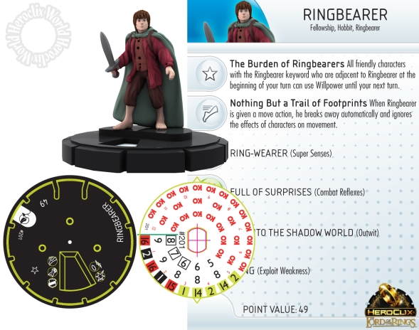 Lord of the rings Ringbearer HeroClix Lord of the rings Ringbearer HeroClix