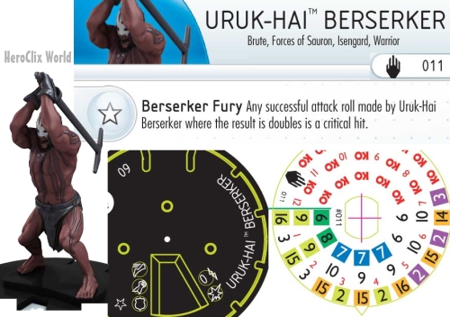 HeroClix Uruk Hail Berserker