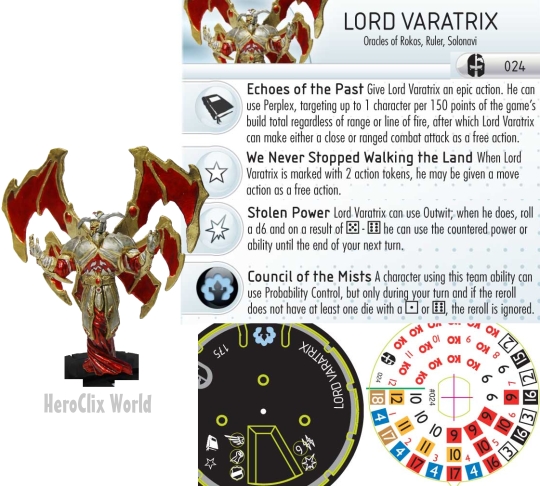 HeroClix Mage Knight Lord Varatrix