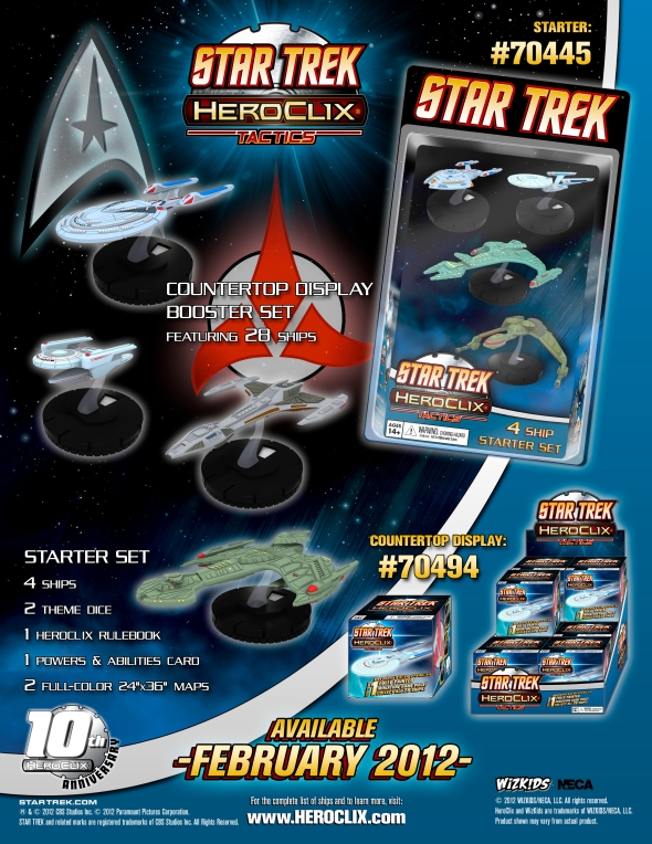 Star Trek Tactics HeroClix poster