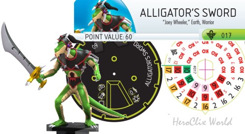 Yu-Gi-Oh HeroClix Alligator's Sword