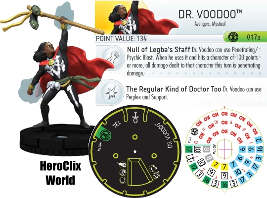 HeroClix World Dr Voodoo HeroClix Dial