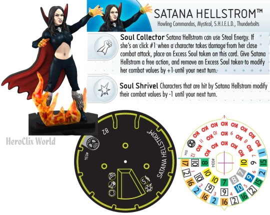 Santana Hellstrom HeroClix Santana Hellstrom HeroClix