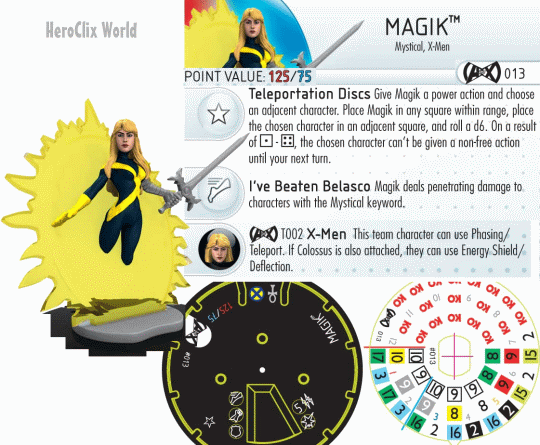 HeroClix Magik Dial