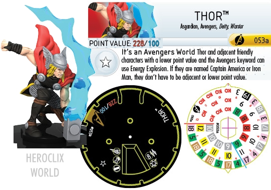 Thor HeroClix Dial