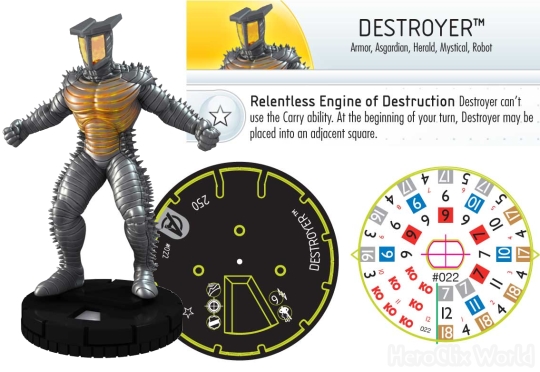 HeroClix Destroyer Dial