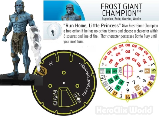 Frost Giant HeroClix Movie Avengers Spoilers Frost Giant HeroClix Movie Avengers Spoilers