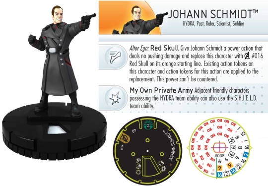 HeroClix Johann Schmidt dial Avengers movie HeroClix Johann Schmidt dial Avengers movie