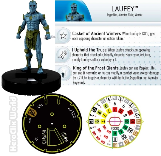 Laufey HeroClix Movie Avengers Spoilers Laufey HeroClix Movie Avengers Spoilers