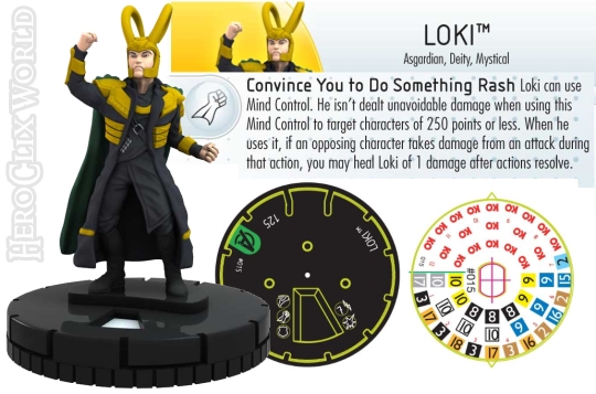 HeroClix Loki dial