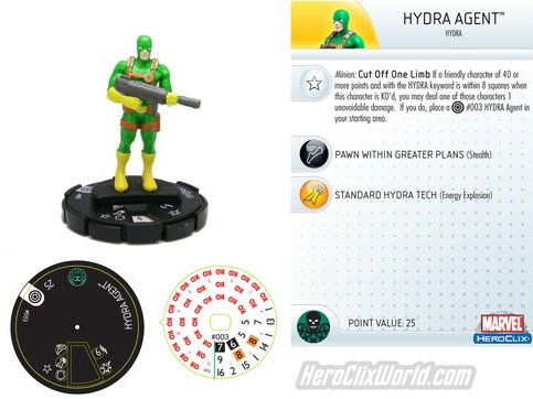 Hydra Agent HeroClix Previews