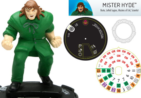 Mister Hyde HeroClix Dial