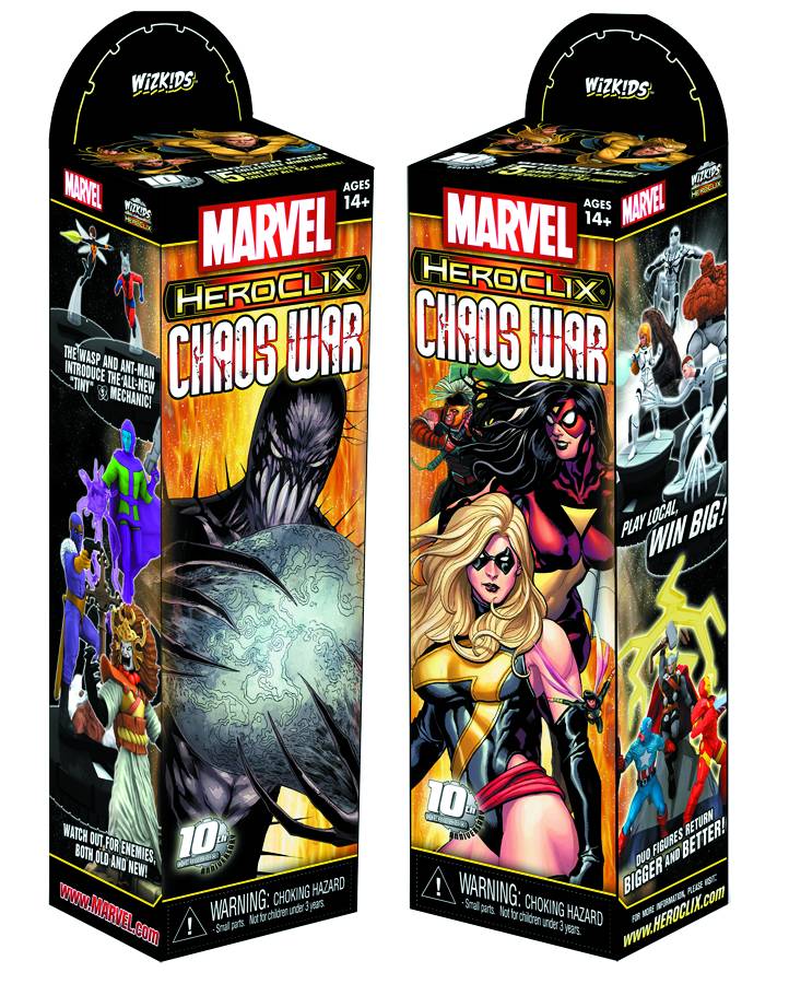 Marvel HeroClix Chaos war Boosters Marvel HeroClix Chaos war Boosters