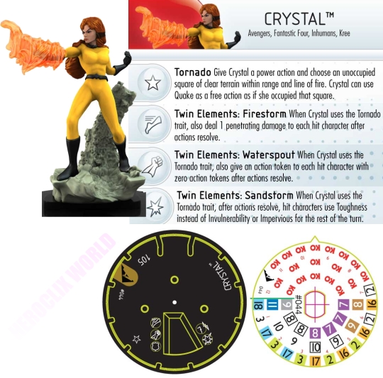 HeroClix Crystal Chaos War dial