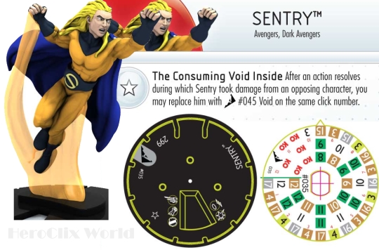 HeroClix Chaos War Sentry Spoiler Dial