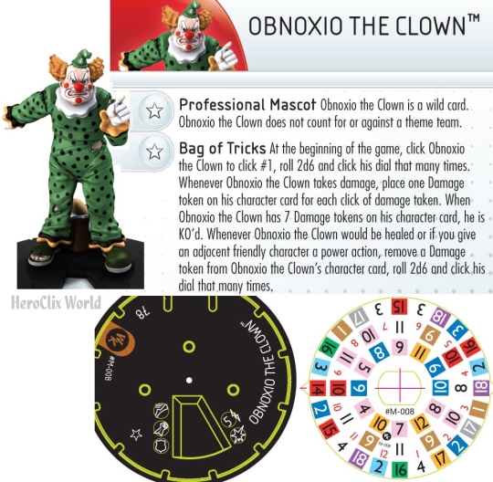 HeroClix Obnoxio Dial