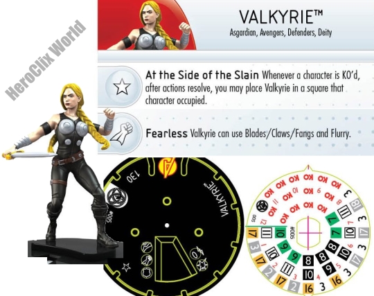 HeroClix Fear Itself Valkyrie