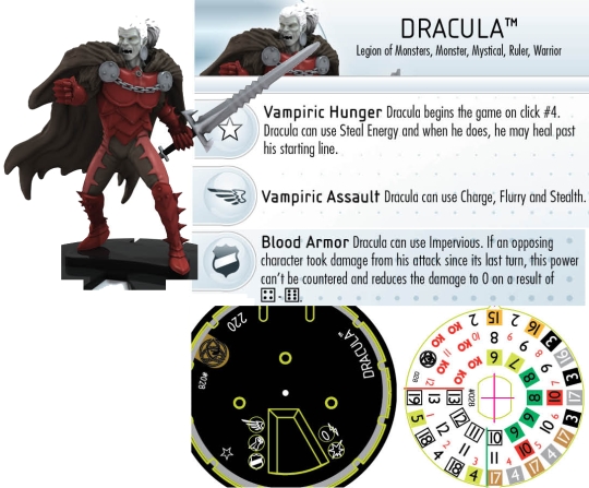 HeroClix Dracula Fear ItSelf Dial HeroClix Dracula Fear ItSelf Dial