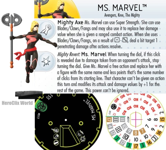 HeroClix Fear Itself Ms Marvel