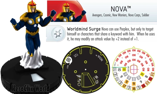 HeroClix Galactic Guardians Nova Dial Spoilers