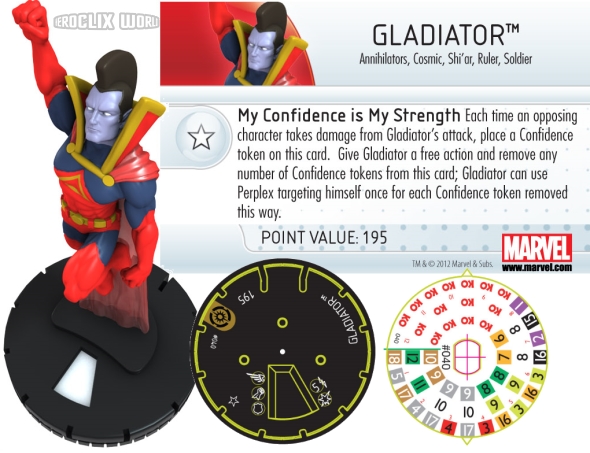 Heroclix Galdiator Dial