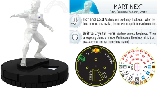 HeroClix Martinex dial Guardians of the Galaxy Spoilers