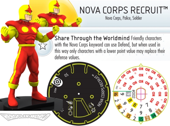 HeroClix Nova Corps Recruit HeroClix Nova Corps Recruit
