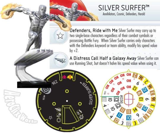 HeroClix Silver Surfer Galactic Guardians