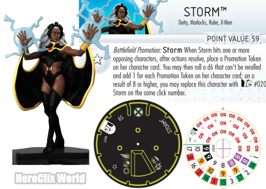 HeroClix Dial Storm