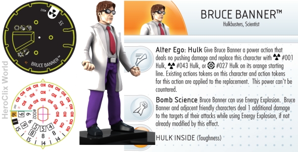 HeroClix Bruce Banner Hulk