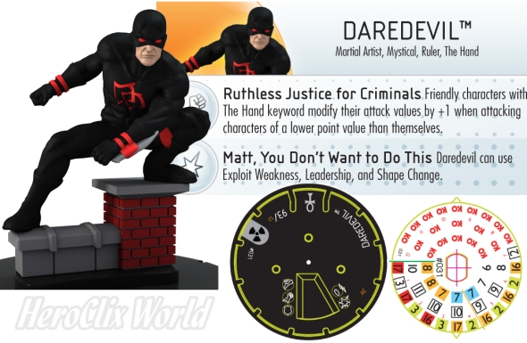 HeroClix Black Daredevil