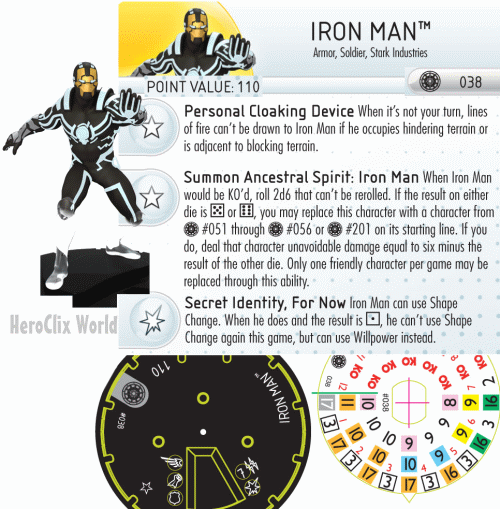 HeroClix Iron Man HeroClix Iron Man
