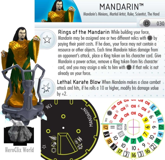 Heroclix Mandarin Dial Heroclix Mandarin Dial
