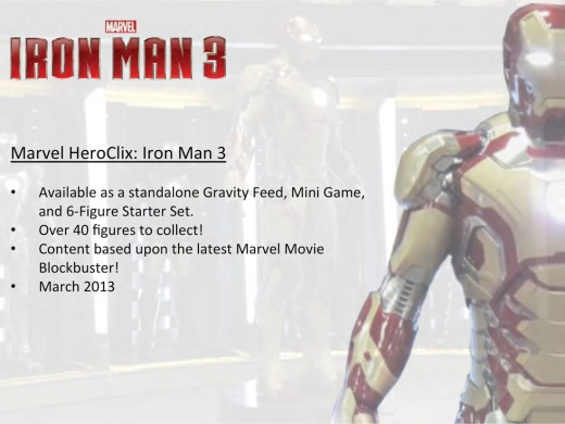 Iron Man 3 HeroClix Set Iron Man 3 HeroClix Set