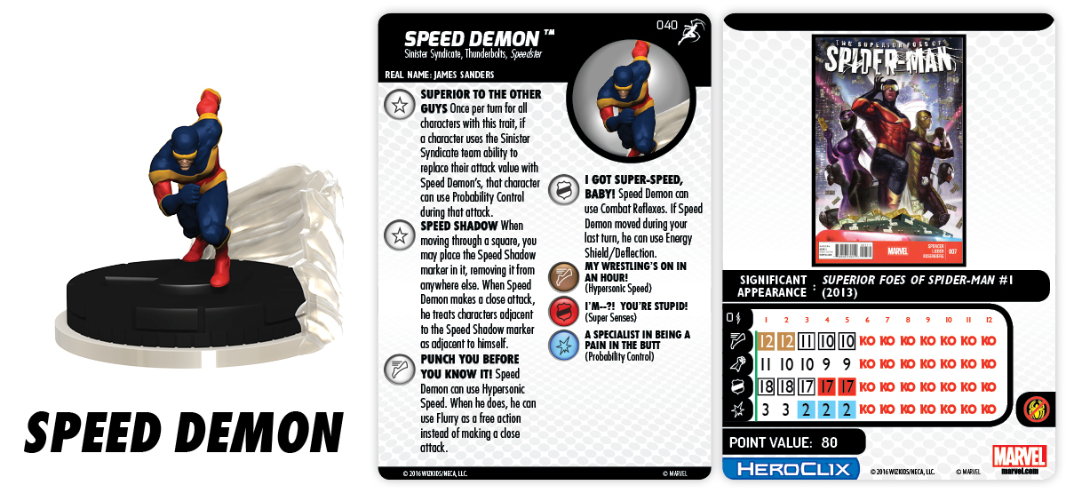 HeroClix World - Superior Foes of Spider-Man HeroClix Spoilers