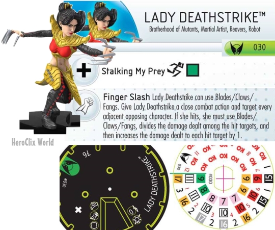 HeroClix Lady Deathstrike