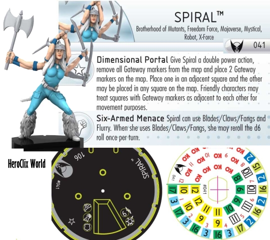 HeroClix Spiral Dial