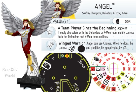 HeroClix angel Dial Days of Future Past HeroClix angel Dial Days of Future Past